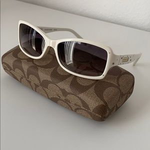 Coach S426 white sunglasses (with jewels)